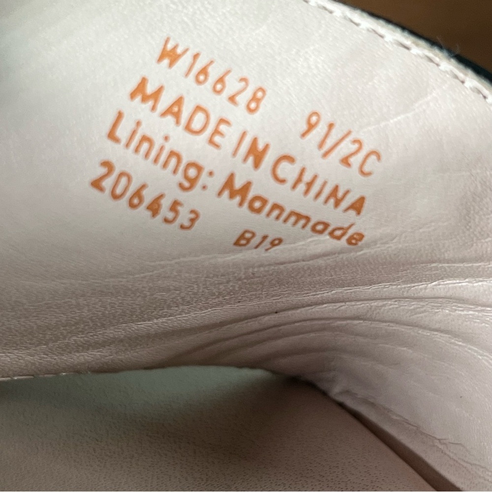 COLE HAAN ZEROGRAND Criss Cross Black Leather Slides Sandals Women’s Size 9.5C - Picture 8 of 10